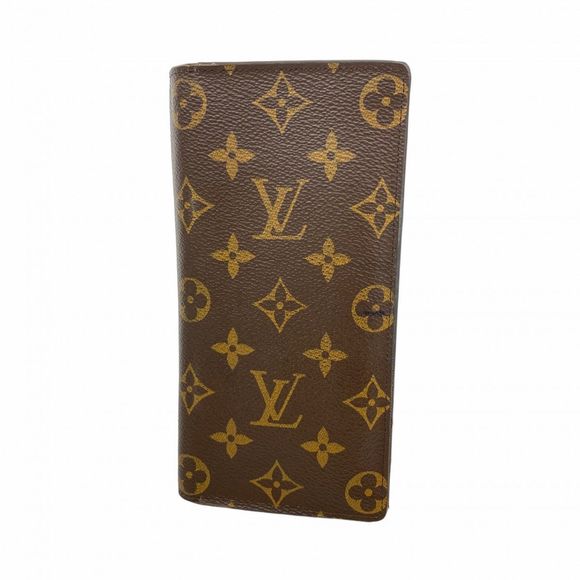 Louis Vuitton Monogram Portefeuille Brazza Long Wallet M66540 Brown  Men's - Picture 1 of 10
